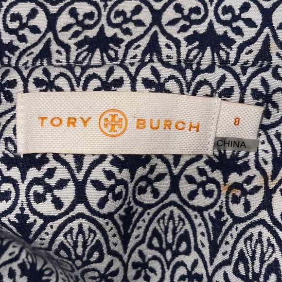 Tory Burch Heidi Jacquard Jacket Blazer 3/4 Sleeve Size - 8 - Picture 6 of 8